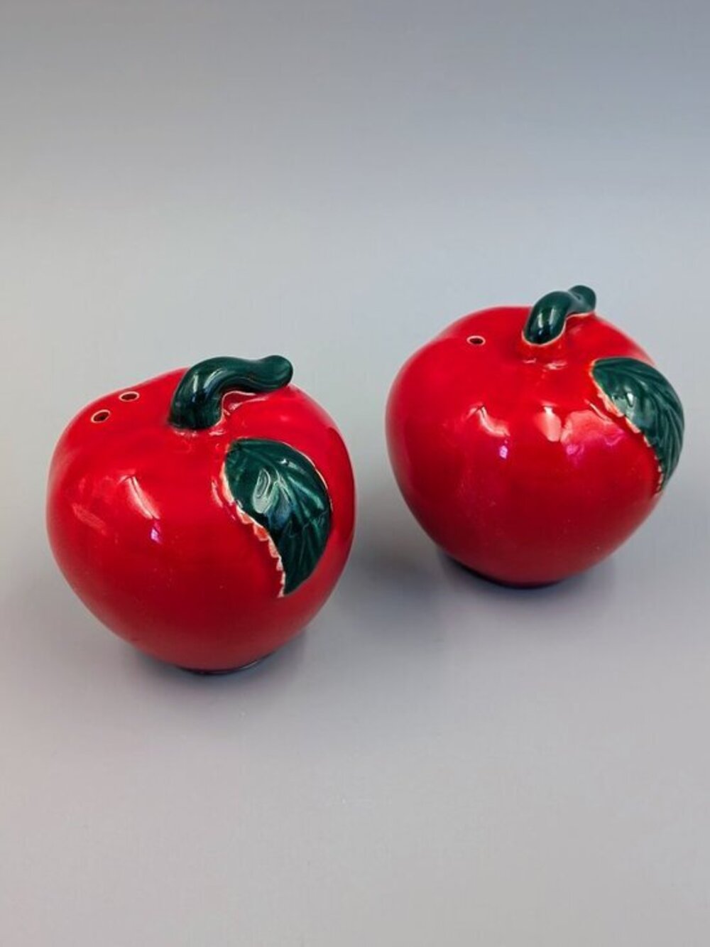 Vintage Rosenthal Netter Red Apple Salt and Pepper Shaker Set
